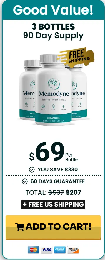 Memodyne three bottles order